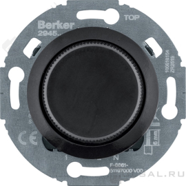 Дополнительное устройство для универсального поворотного диммера
1930,  Glas,  поворотный,  диммируемые лампы LED 220В (LEDi тип L),  диммируемые лампы LED 220В (LEDi тип C),   цвет - черный глянцевый,  294511,  2945 11,  Berker
 - PULSAL.RU