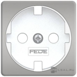 Накладка с винтом
Barcelona,  Madrid,  San Sebastian,  Sevilla,  Toledo,  Vintage Wood,  Vintage Corinto,  Vintage Tapestry,  Vintage Porcelain,  Crystal De Luxe,  Siena,  Firenze,  Granada,  Emporio,  Sanremo,  Marco,  Belle Epoque,  San Sebastian Surface,  Roma Surface,  Smalto italiano,  со шторками,  с заземлением,  одинарная,  винтовые клеммы,   цвет - белый, хром блестящий (bright chrome),  металл,  FD04314CB,  FEDE
 - PULSAL.RU