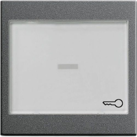 Клавиша с полем для надписи
Studio,  E2,  E3,  Event,  Esprit,  ClassiX,  ClassiX Art,  одноклавишный,  без подсветки,   цвет - антрацит,  пластмасса,  067628,  0676 28,  Gira
 - PULSAL.RU