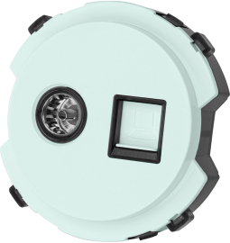 Розетка оконечная TV+RJ45 Cat.5 (UTP)
Байкал,  телевизионная (TV),  одинарная,   цвет - фисташковый,  пластмасса,  SQ1819-0119,  TDM
 - PULSAL.RU Розетка оконечная TV+RJ45 Cat.5 (UTP)
Байкал,  телевизионная (TV),  одинарная,   цвет - фисташковый,  пластмасса,  SQ1819-0119,  TDM
 - PULSAL.RU