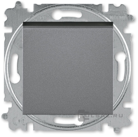 Переключатель
Levit,  одноклавишный,  без подсветки,   цвет - сталь / дымчатый чёрный,  пластмасса,  3559H-A06445 69W,  2CHH590645A6069,  ABB
 - PULSAL.RU