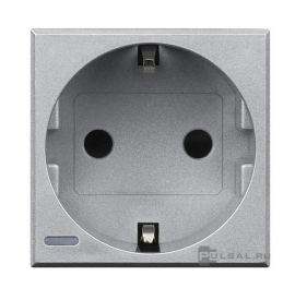 Розетка
Axolute,  Axolute AIR,  со шторками,  с заземлением,  одинарная,  безвинтовые клеммы,   цвет - алюминий,  пластмасса,  HC4141W,  BTicino
 - PULSAL.RU