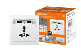 Мультиформатная электрическая розетка с зарядкой USВ-A, 5В 2,1А (моноблок)
Сенеж,  USB type-A 5V,  Электр. с USB,  двойная,   цвет - белый,  пластмасса,  SQ1816-0001,  TDM
 - PULSAL.RU Мультиформатная электрическая розетка с зарядкой USВ-A, 5В 2,1А (моноблок)
Сенеж,  USB type-A 5V,  Электр. с USB,  двойная,   цвет - белый,  пластмасса,  SQ1816-0001,  TDM
 - PULSAL.RU