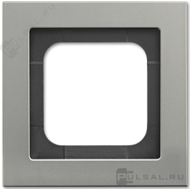 Рамка
Busch-axcent,  1 пост,   цвет - платина,  вертикальная,  горизонтальная,  металл,  1721-270-500,  2CKA001754A4688,  ABB
 - PULSAL.RU
