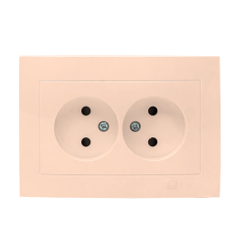 Розетка
Валенсия,  со шторками,  без заземления,  двойная,  винтовые клеммы,   цвет - кремовый,  пластмасса,  EWR10-102-20,  EKF
 - PULSAL.RU