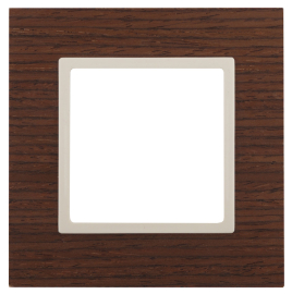 Рамкa
Elegance,  1 пост,   цвет - дуб,  слоновая кость,  вертикальная,  горизонтальная,  дерево,  Б0034568,  14-5301-09,  ЭРА
 - PULSAL.RU