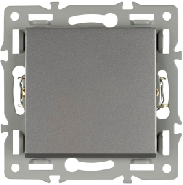 Перекрестный переключатель
PRESTO,  GLARE,  VERSA,  одноклавишный,  без подсветки,   цвет - серый,  пластмасса,  043720 ARL,  043720,  Аrlight
 - PULSAL.RU