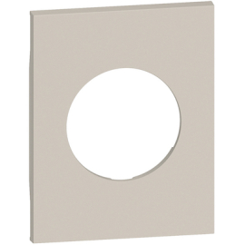 Накладка
Living Now,  со шторками,  с заземлением,  одинарная,   цвет - песочный,  пластмасса,  KM04M3,  BTicino
 - PULSAL.RU