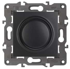 Светорегулятор (диммер) 15-400 Вт, для LED 5-300 ВА
Elegance,  поворотно-нажимной,  лампы накаливания и галогенные 220В (R),  лампы с индукционным (обмоточным) трансформ.(L),  лампы с электронным (емкостным) трансформ.(C),  диммируемые лампы LED 220В (LEDi тип L),  диммируемые лампы LED 220В (LEDi тип C),   цвет - антрацит,  пластмасса,  Б0034344,  14-4101-05,  ЭРА
 - PULSAL.RU