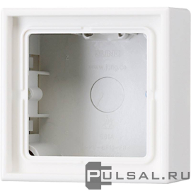 Накладная коробка LS CUBE c рамкой
LS 990,   цвет - белый,  пластмасса,  LS581AWW,  LS 581 A WW,  JUNG
 - PULSAL.RU