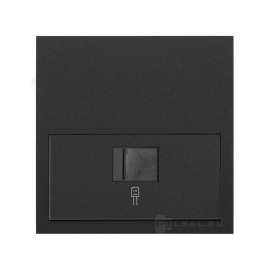 Накладка для механизма розетки RJ45
Simon 100,  одинарная,   цвет - черный матовый,  стекло акриловое,  10020106-238,  Simon
 - PULSAL.RU