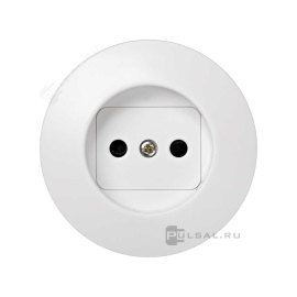 Накладка
Simon 88,  со шторками,  без заземления,  одинарная,  винтовые клеммы,   цвет - белый глянец,  пластмасса,  88040-60,  Simon
 - PULSAL.RU