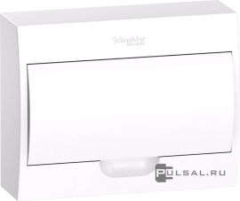 Бокс City9 Box, City9 Box, навесной, IP 40,  модулей - 12, пластмасса,  цвет - белый, EZ9E112P2SRU, Schneider Electric - PULSAL.RU