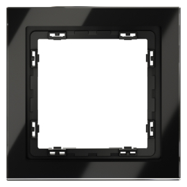 Рамкa
S70,  1 пост,   цвет - черное стекло,  вертикальная,  горизонтальная,  стекло,  VLS110108,  Voltum
 - PULSAL.RU