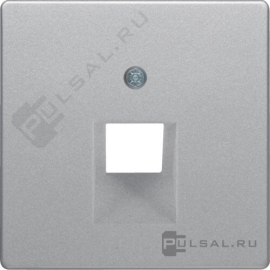 Накладка
Q.1,  Q.3,  Q.7,  одинарная,   цвет - алюминий бархат,  пластмасса,  14076084,  1407 60 84,  Berker
 - PULSAL.RU