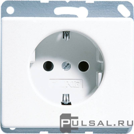 Розетка
SL 500,  без шторок,  с заземлением,  одинарная,  безвинтовые клеммы,   цвет - белый,  пластмасса,  SL520WW,  SL 520 WW,  JUNG
 - PULSAL.RU