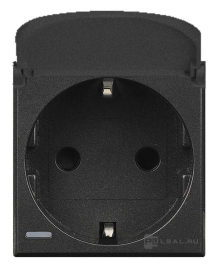 Розетка
Axolute,  со шторками,  с крышкой,  с заземлением,  одинарная,  безвинтовые клеммы,   цвет - антрацит,  пластмасса,  HS4141PW,  BTicino
 - PULSAL.RU