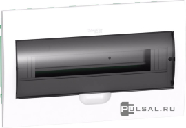 Бокс City9 Box, City9 Box, встраиваемый, IP 40,  модулей - 18, пластмасса,  цвет - белый, EZ9E118S2FRU, Schneider Electric - PULSAL.RU