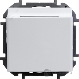 Выключатель карточный
Inspiria,  одноклавишный,  с подсветкой,   цвет - белый,  пластмасса,  673800,  6 738 00,  Legrand
 - PULSAL.RU