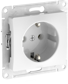 Розетка (безвинтовые клеммы)
Glossa,  без шторок,  с заземлением,  одинарная,  безвинтовые клеммы,   цвет - белый,  пластмасса,  GSL000143S,  Schneider Electric
 - PULSAL.RU