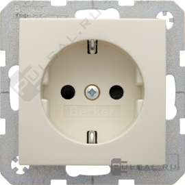 Розетка
S.1,  со шторками,  с заземлением,  одинарная,  безвинтовые клеммы,   цвет - бежевый глянцевый,  пластмасса,  47238982,  4723 89 82,  Berker
 - PULSAL.RU