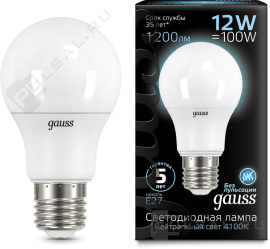 Лампа
светодиодная
Black,   цоколь - E27,   мощность - 12Вт,   световой поток - 1200Лм,   цветовая температура - 4100К,  не диммируется,  102502212,  Gauss - PULSAL.RU