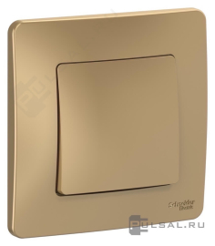 Выключатель 10 А
Blanca,  одноклавишный,  без подсветки,   цвет - титан,  пластмасса,  BLNVS010104,  Schneider Electric
 - PULSAL.RU