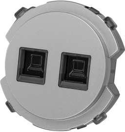 Розетка компьютерная RJ45 Cat.5 (UTP)
Байкал,  двойная,   цвет - платина,  пластмасса,  SQ1819-0316,  TDM
 - PULSAL.RU Розетка компьютерная RJ45 Cat.5 (UTP)
Байкал,  двойная,   цвет - платина,  пластмасса,  SQ1819-0316,  TDM
 - PULSAL.RU