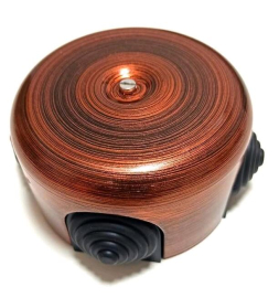 Распределительная коробка диам.78 мм (4 кабельных ввода в компл.)
Лизетта,  для полых стен и гипрока,  для сплошных стен,   цвет - медный век,  B1-521-16-K,  Bironi
 - PULSAL.RU