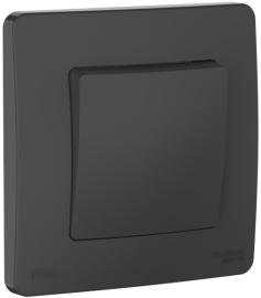 Переключатель 10 А
Blanca,  одноклавишный,  без подсветки,   цвет - антрацит,  пластмасса,  IP 44,  BLNVS410606,  Schneider Electric
 - PULSAL.RU