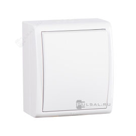 Выключатель
Simon 15 Aqua,  одноклавишный,  без подсветки,   цвет - белый глянец,  пластмасса,  IP 54,  1594101-030,  Simon
 - PULSAL.RU