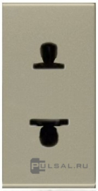 Розетка
Zenit,  без шторок,  без заземления,  одинарная,  винтовые клеммы,   цвет - шампань,  пластмасса,  N2135 CV,  2CLA213501N1901,  ABB
 - PULSAL.RU