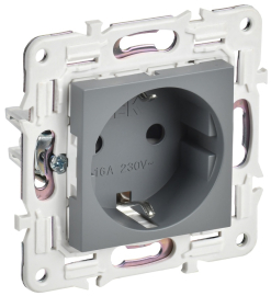 Розетка
Skandy,  со шторками,  с заземлением,  одинарная,  безвинтовые клеммы,   цвет - серый,  пластмасса,  SK-R14-16-1-K03,  IEK
 - PULSAL.RU Розетка
Skandy,  со шторками,  с заземлением,  одинарная,  безвинтовые клеммы,   цвет - серый,  пластмасса,  SK-R14-16-1-K03,  IEK
 - PULSAL.RU