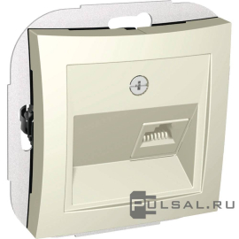 Розетка компьютерная RJ45 Cat.5e (UTP)
Дуэт,  одинарная,   цвет - бежевый,  пластмасса,  WDE000283,  Schneider Electric
 - PULSAL.RU