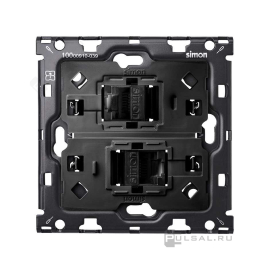 Механизм розетки RJ45 с суппортом
Simon 100,  двойная,  пластмасса,  10010111-039,  Simon
 - PULSAL.RU