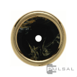 Накладка
Palazzo,   цвет - черный мрамор / золото,  металл,  109012,  1090 12,  Berker
 - PULSAL.RU