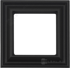 Рамка дизайн Багет ECO Profi Deco
ECO profi design (ECO Profi Deco),  1 пост,   цвет - черный матовый,  вертикальная,  горизонтальная,  пластмасса,  EPD481SWM,  EPD 481 SWM,  JUNG
 - PULSAL.RU