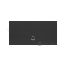 Клавиша выключателя с пиктограммой «звонок»
Simon 100,  одноклавишный,  без подсветки,   цвет - черный матовый,  пластмасса,  10000017-238,  Simon
 - PULSAL.RU