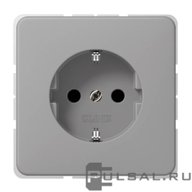 Розетка
CD ударопрочная,  без шторок,  с заземлением,  одинарная,  безвинтовые клеммы,   цвет - серый,  пластмасса,  CD1520BFGR,  CD 1520 BF GR,  JUNG
 - PULSAL.RU