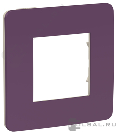Рамка Color
Unica New Studio,  1 пост,   цвет - лиловый,  бежевый,  вертикальная,  горизонтальная,  пластмасса,  NU280215,  Schneider Electric
 - PULSAL.RU