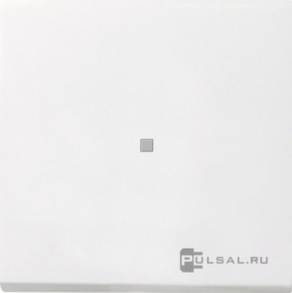 Выключатель двухполюсный с самовозвратом
F100,  одноклавишный,  с индикацией,   цвет - белый глянцевый,  пластмасса,  0122112,  0122 112,  Gira
 - PULSAL.RU