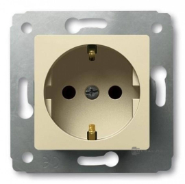 Розетка
Cariva,  со шторками,  с заземлением,  одинарная,  винтовые клеммы,   цвет - слоновая кость,  пластмасса,  773721,  7 737 21,  Legrand
 - PULSAL.RU