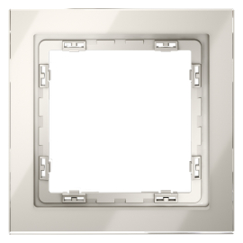 Рамкa
S70,  1 пост,   цвет - кашемир стекло,  вертикальная,  горизонтальная,  стекло,  VLS110103,  Voltum
 - PULSAL.RU