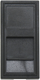 Розетка компьютерная RJ45 UTP
Лючки DDSB,  Лючки DFB,  одинарная,   цвет - черный матовый,  пластмасса,  DECF12ANM6,  Donel
 - PULSAL.RU