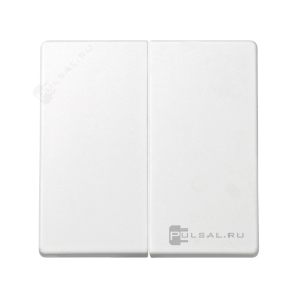 Клавиши
Simon 73 Loft,  двухклавишный,  без подсветки,   цвет - белый глянец,  пластмасса,  73026-60,  Simon
 - PULSAL.RU