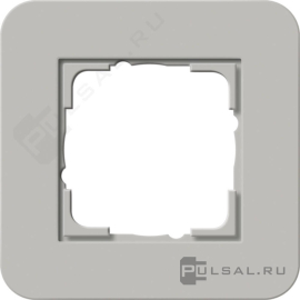 Рамка
E3,  1 пост,   цвет - серый матовый,  белый глянцевый,  вертикальная,  горизонтальная,  пластмасса,  0211412,  0211 412,  Gira
 - PULSAL.RU