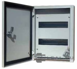 Щит 400х300х120, ЩРН-24-IP54, с замком, ЩРН, навесной, IP 54,  модулей - 24, металл,  цвет - серый, 30251DEK, Dekraft - PULSAL.RU Щит 400х300х120, ЩРН-24-IP54, с замком, ЩРН, навесной, IP 54,  модулей - 24, металл,  цвет - серый, 30251DEK, Dekraft - PULSAL.RU