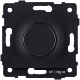 Светорегулятор (диммер) 5-500 Вт/ВА, для LED 5-200 Вт/ВА
Aspekt,  Eleganz,  Reflex,  поворотно-нажимной,  с возможностью управления с 2-х мест,  лампы накаливания и галогенные 220В (R),  лампы с индукционным (обмоточным) трансформ.(L),  лампы с электронным (емкостным) трансформ.(C),  диммируемые лампы LED 220В (LEDi тип L),  диммируемые лампы LED 220В (LEDi тип C),   цвет - черный матовый,  пластмасса,  REA-048BM,  Kollinger
 - PULSAL.RU