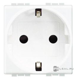 Розетка
LivingLight,  LivingLight AIR,  без шторок,  с заземлением,  одинарная,  безвинтовые клеммы,   цвет - белый,  пластмасса,  N4141AN,  BTicino
 - PULSAL.RU