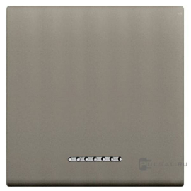 Клавиша
LivingLight,  LivingLight AIR,  одноклавишный,  с подсветкой,  с индикацией,   цвет - титан,  металл,  LN4931M2TC,  BTicino
 - PULSAL.RU